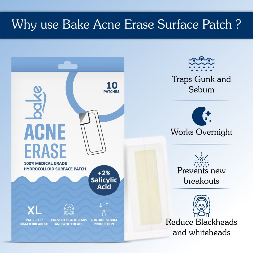 Bake Acne Erase XL Pimple Patches & Nose Patches | Grocsy
