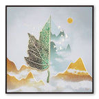Tehzeeb Creations Golden Embossed Wall Painting | Grocsy