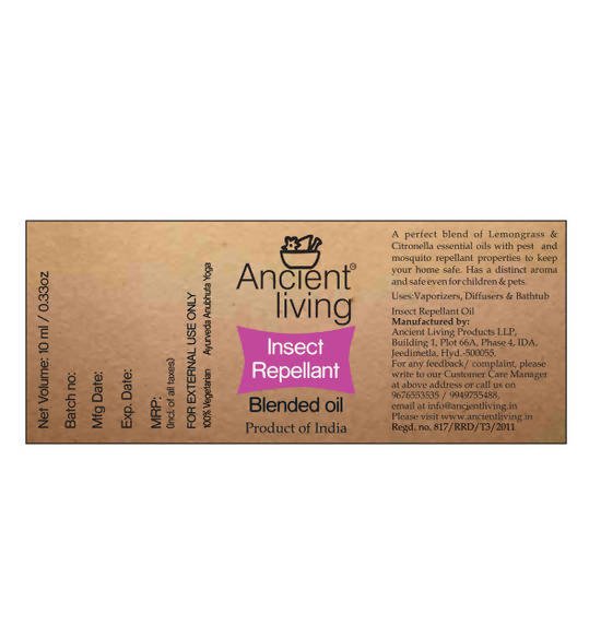 Ancient Living Insect Repellent Blended Oil | Grocsy