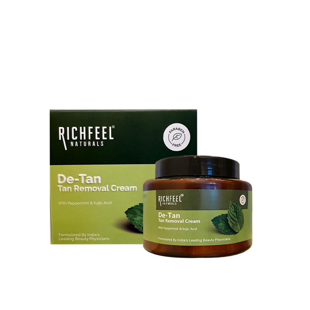 Richfeel De-tan Cream Natural Tan Removal Face Pack | Grocsy