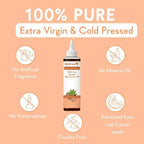 Wishcare 100% Pure Cold Pressed Extra-Virgin Coconut Oil & Jamaican Black Castor Oil | Grocsy