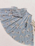 Jyoti Fashion Charming Grey Faux Georgette Digital Printed with Fancy Latkan Work Kids Lehenga Choli Set | Grocsy