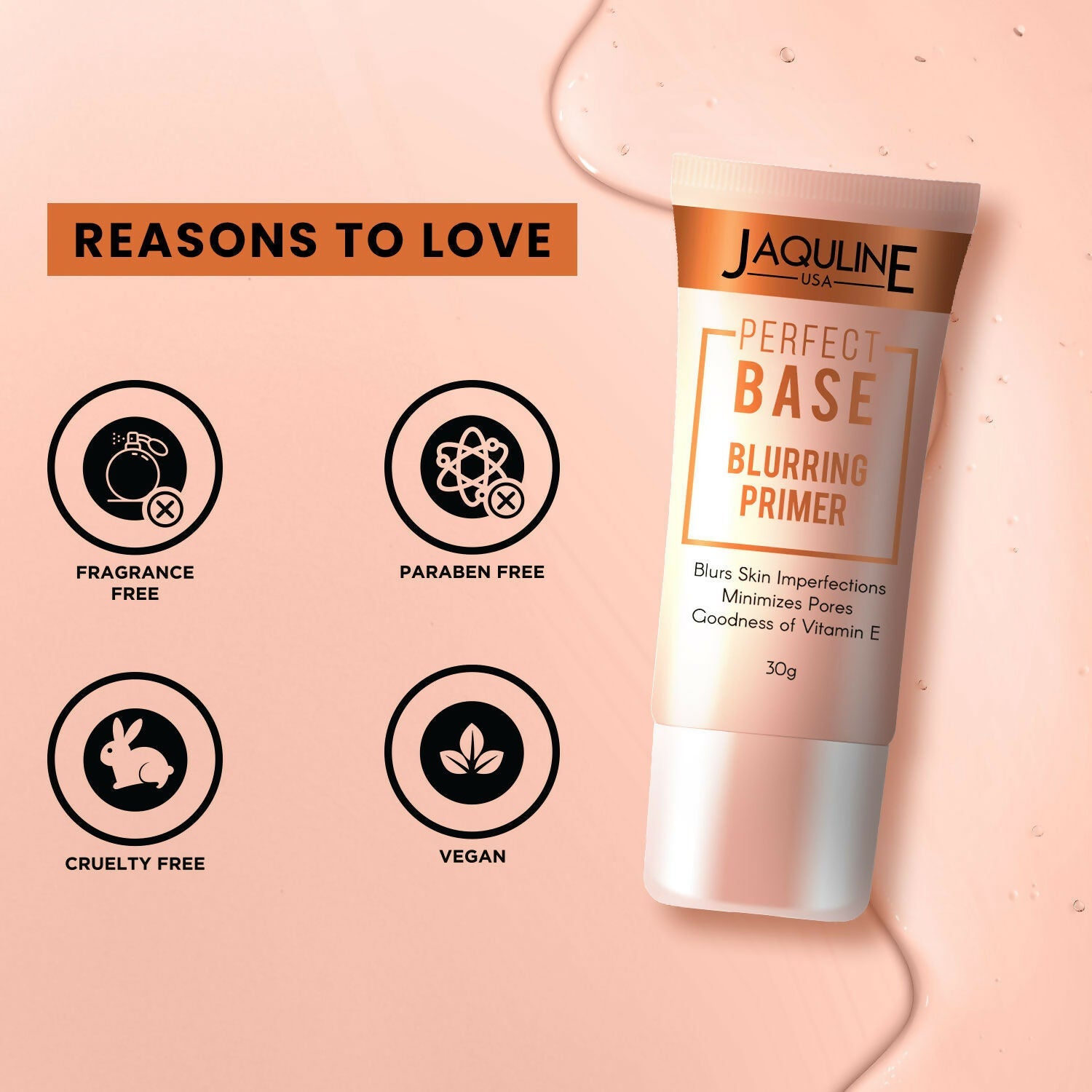 Jaquline USA Perfect Base Blurring Face Primer | Grocsy