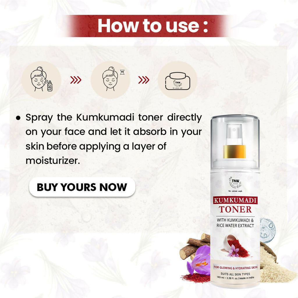 The Natural Wash Oil-Controlling Kumkumadi Toner | Grocsy