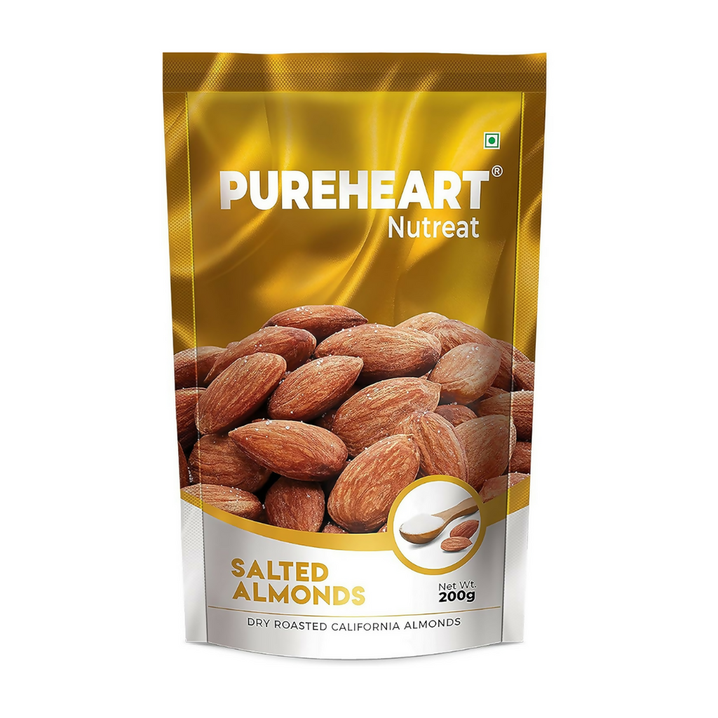 Pureheart Dry Roasted Nutreat Salted Almonds | Grocsy