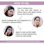 Tru Hair & Skin Retinol & Saffron Night Serum | Grocsy