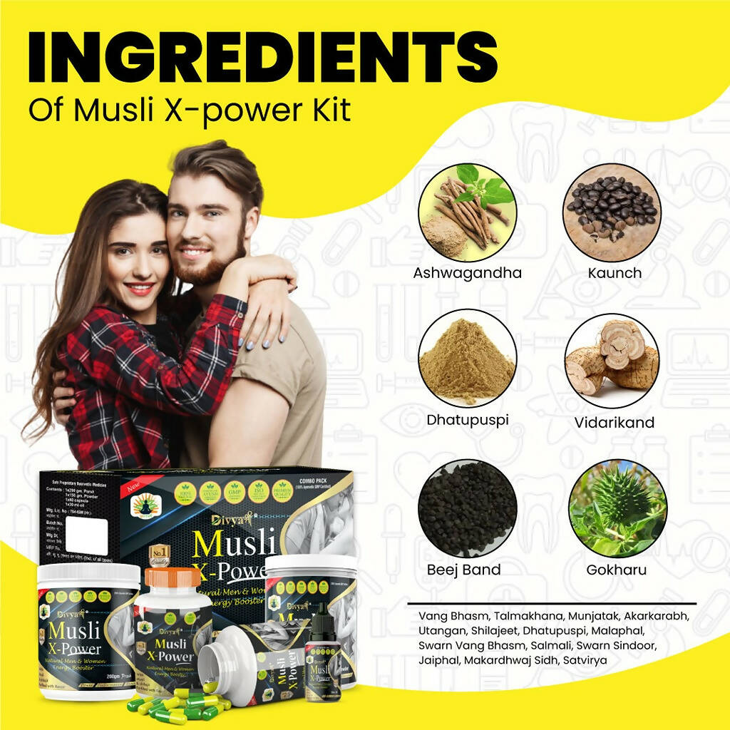 Divya Shree Musli X-Powder Kit | Grocsy
