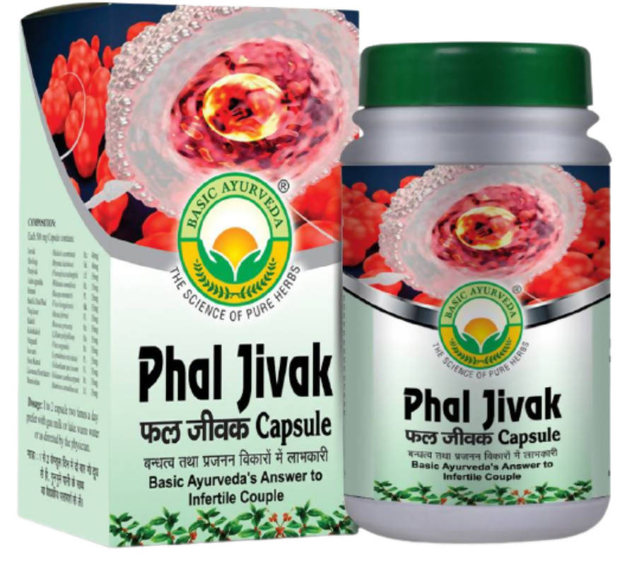 Basic Ayurveda Phal Jivak Capsule | Grocsy