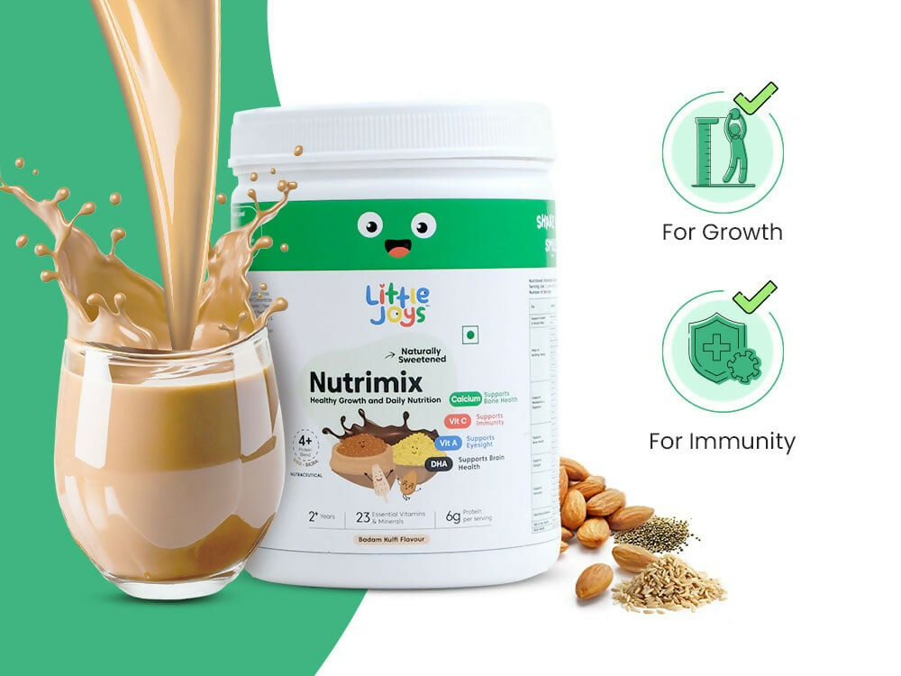Little Joys Nutrimix Badam Kulfi Nutrition Powder 2 Years | Grocsy