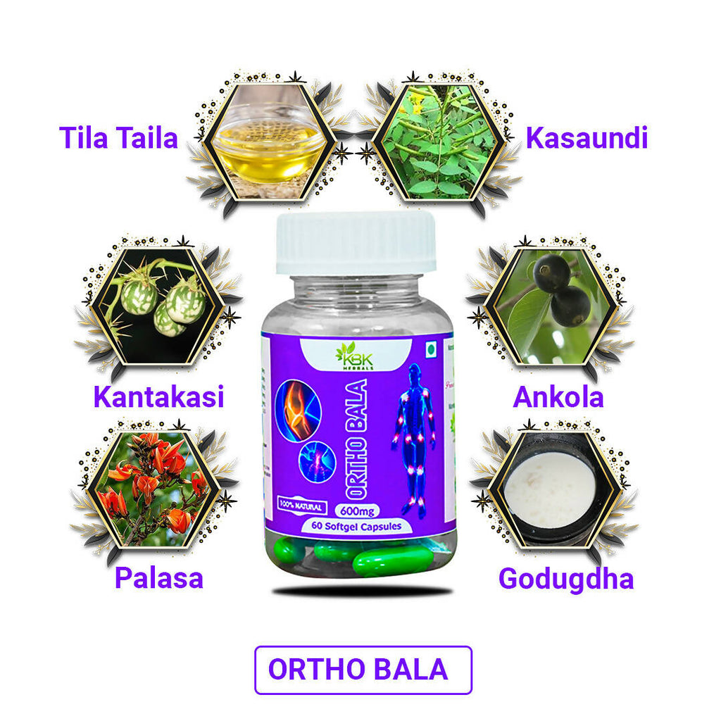 KBK Herbals Ortho Bala Capsules | Grocsy