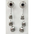MS Fashion India Floral Hanging Triple Jhumka Set Earrings | Grocsy