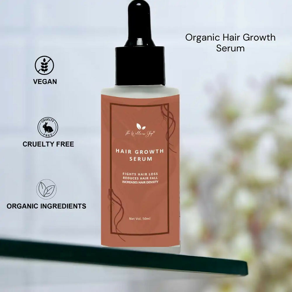 The Wellness Shop Organic Hair Growth Serum | Grocsy