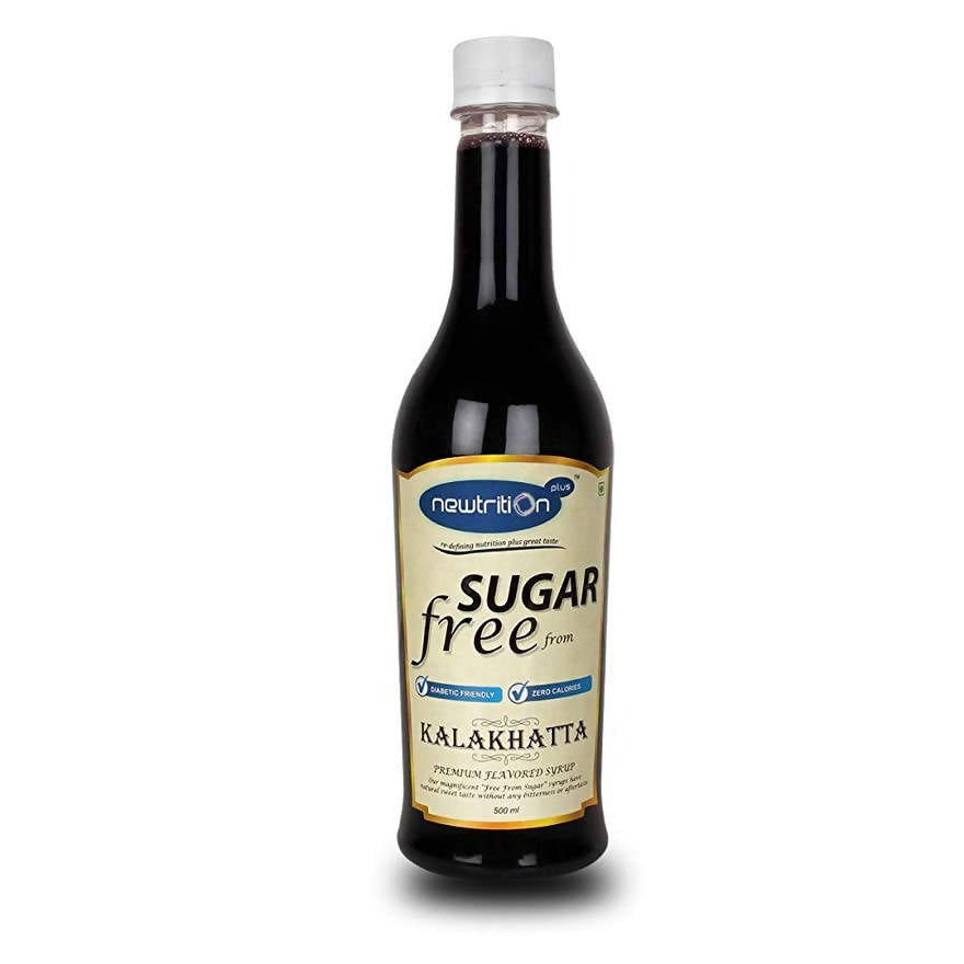 Newtrition Plus Sugar Free Kalakhatta Syrup | Grocsy