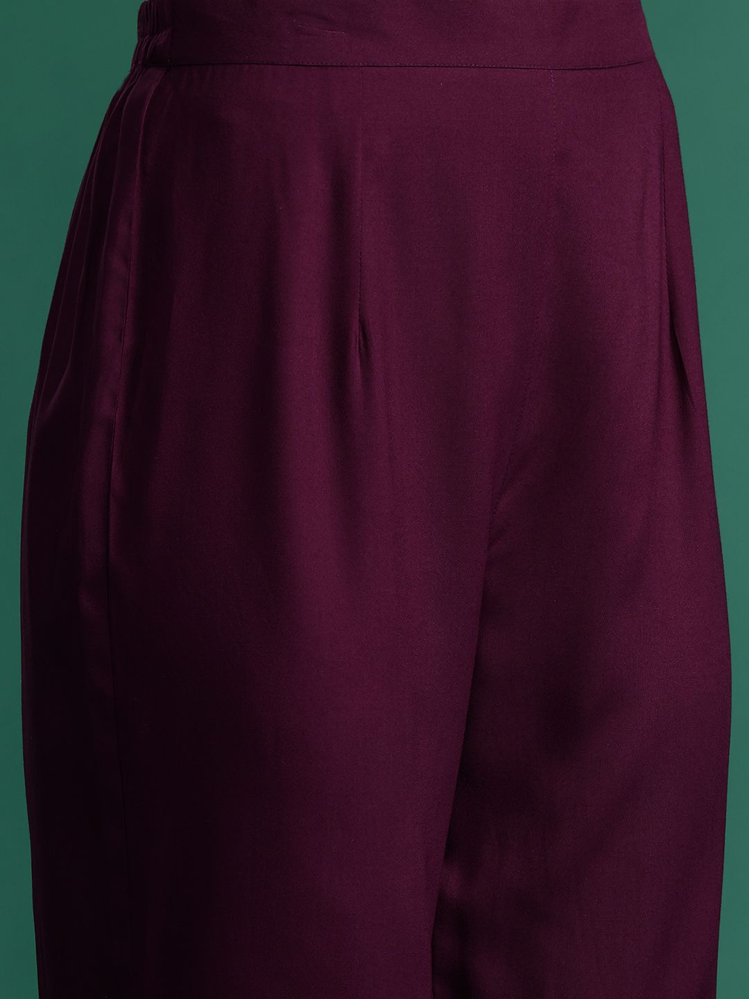 Indo Era Ethnic Motifs Embroidered Sequinned Kurta with Trousers | Grocsy