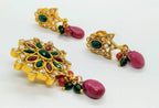 Multicolor Uncuts Pendant Set | Grocsy