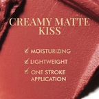 mCaffeine Shades Creamy Matte Kiss Bullet Lipstick Moisturizing Lightweight - Pink Champagne | Grocsy