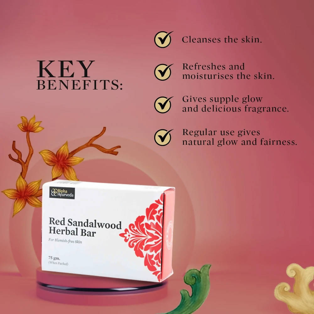 Bipha Ayurveda Sandalwood Herbal Bar | Grocsy