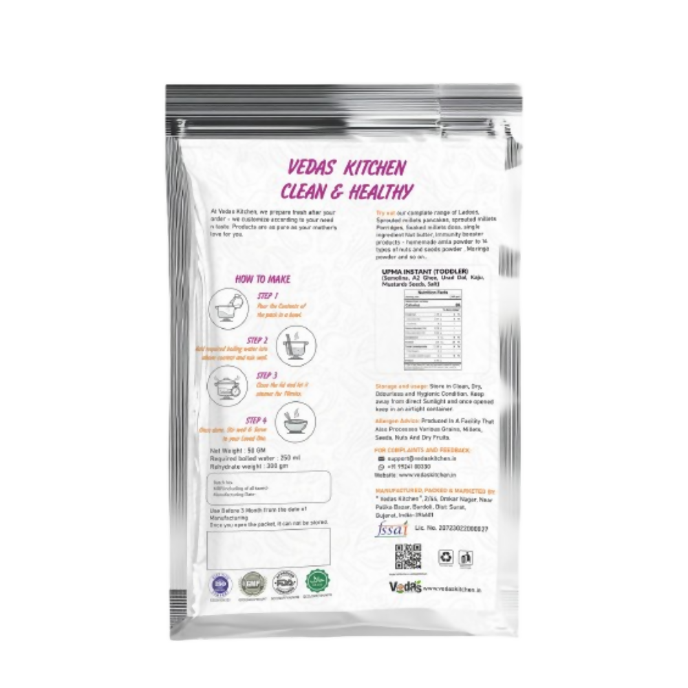 Vedas Kitchen Upma Instant (Toddlers) | Grocsy
