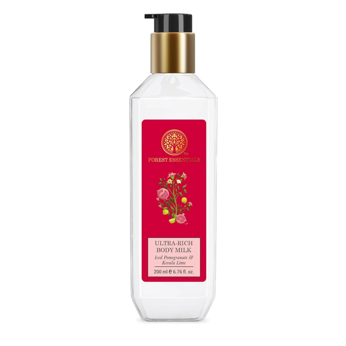 Forest Essentials Ultra Rich Body Milk Pomegranate Kerala Lime Body Lotion | Grocsy