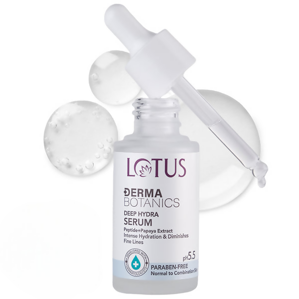 Lotus DermaBotanics Deep Hydra Face Serum | Grocsy