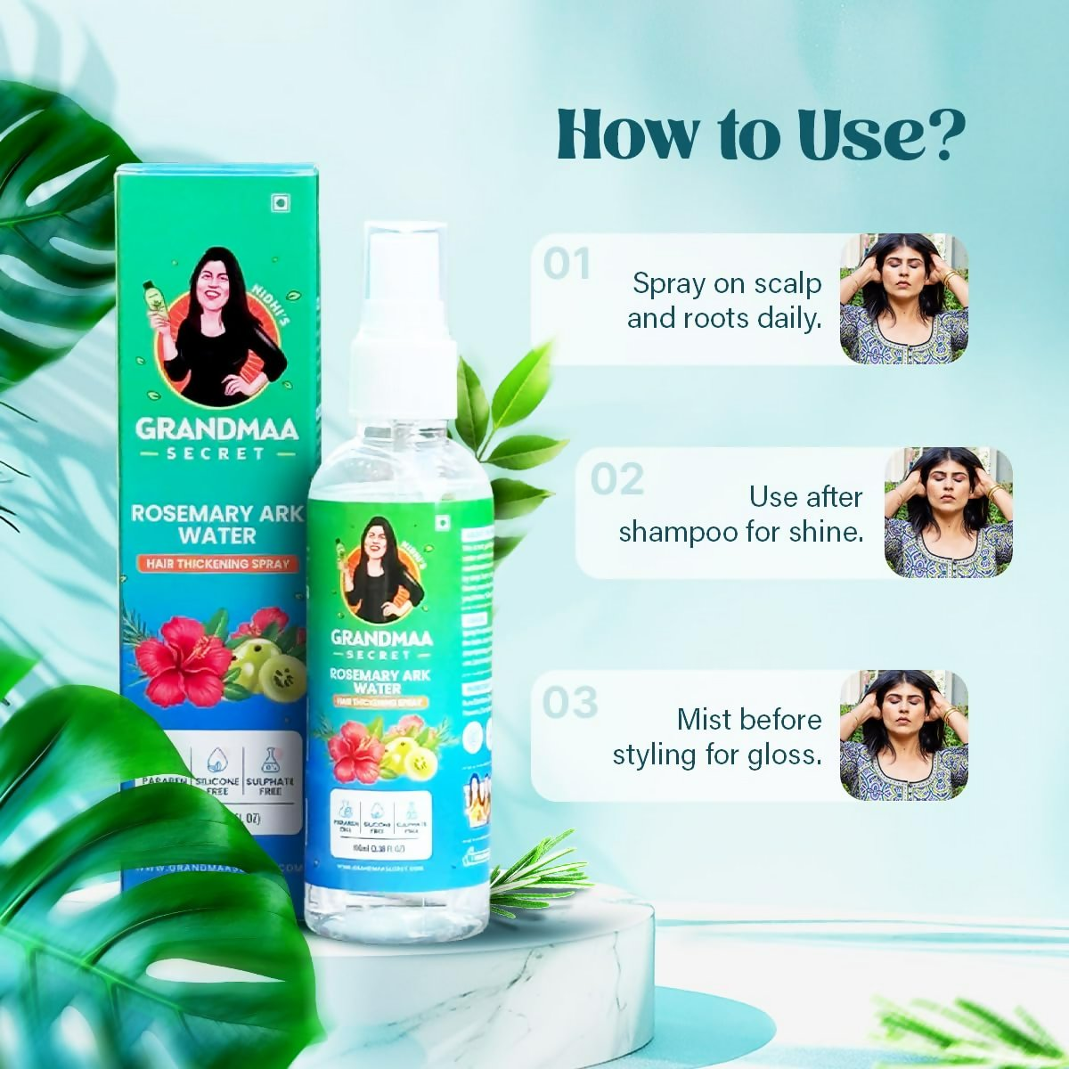 Nidhi’S Grandmaa Secret Rosemary Water Ark | Grocsy