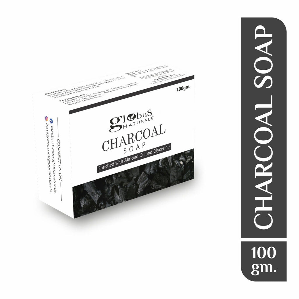 Globus Naturals Charcoal Soap | Grocsy