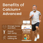Dr. Morepen Calcium+ Advanced Tablets with Vitamin - D2, Magnesium & Zinc | Grocsy