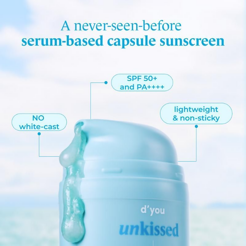 d'you Unkissed Serum Sunscreen SPF 50 & PA++++ | Grocsy
