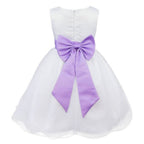 Asmaani Baby Girl's White Color Satin A-Line Maxi Full Length Dress (AS-DRESS-22052) | Grocsy