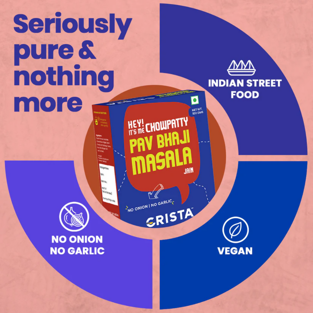 Crista Spices Jain Pav Bhaji and Jain Chole Masala | Grocsy