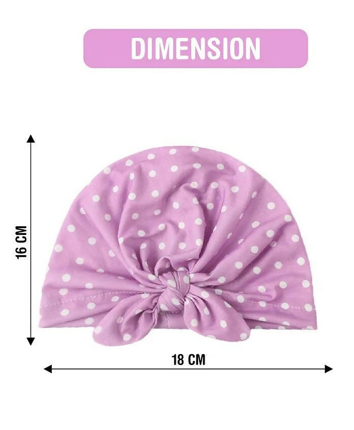 AHC Baby Summer Cap/Bandana In Polka Dots Design | Grocsy