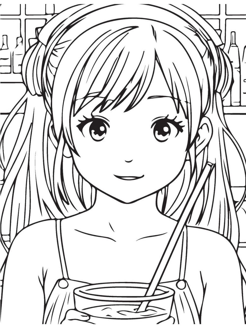 Dreamland Publications Colour Your Own Manga Book 1 With Free Manga Colouring Poster For Kids | Grocsy