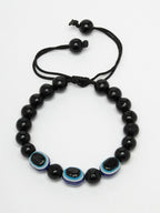NVR Men & Women Evil Eye Men & Women Black Thread Bracelet | Grocsy