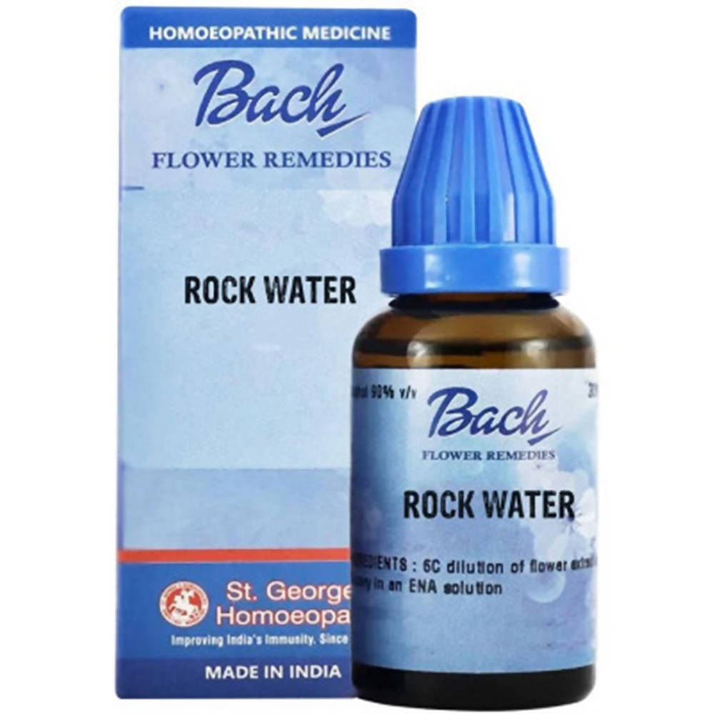 St. George's Bach Flower Remedies Rock Water Dilution | Grocsy