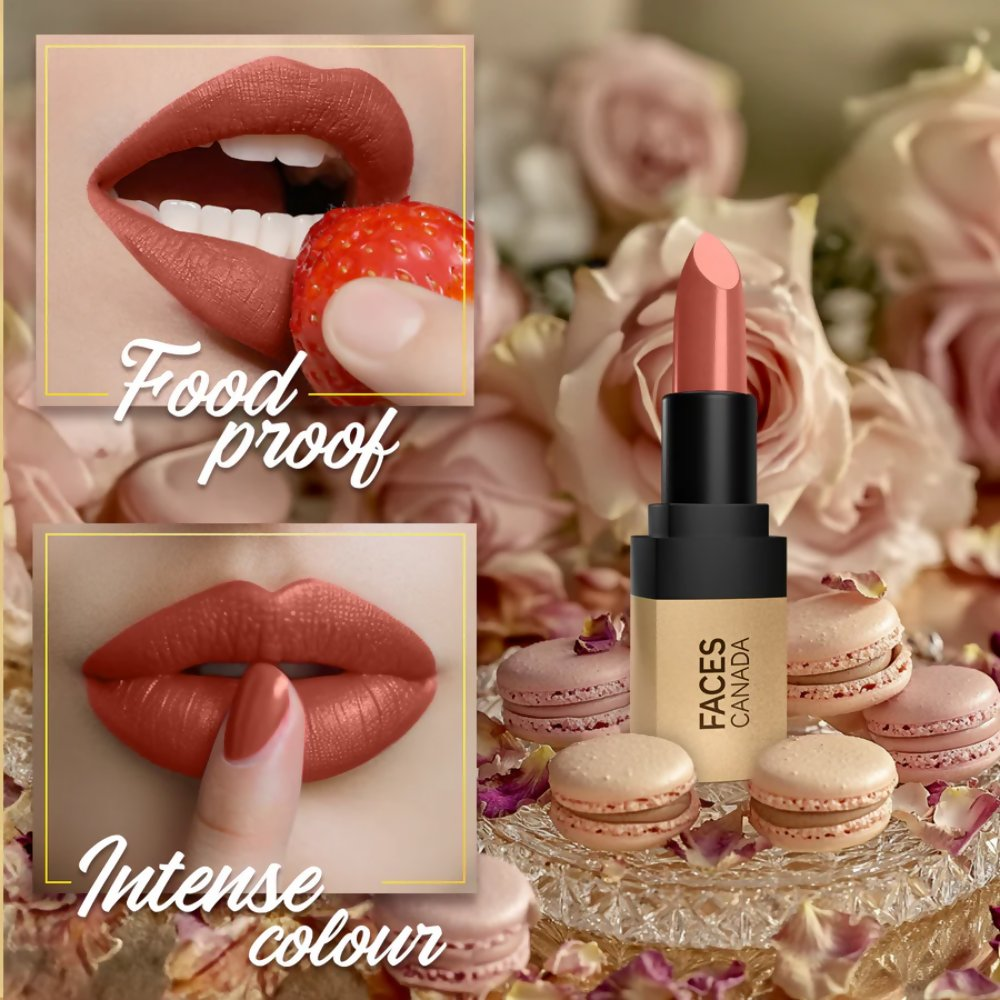 Faces Canada Comfy Matte Velvet Touch Lipstick - Rose Macaron 09 | Grocsy
