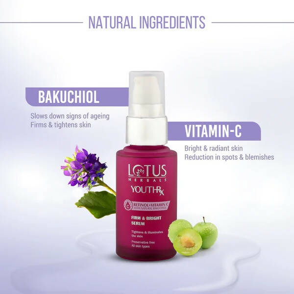 Lotus Herbals YouthRx Firm & Bright Face Serum | Grocsy