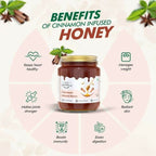 Farm Naturelle Cinnamon Infused Honey - 100% Pure and Natural | Grocsy