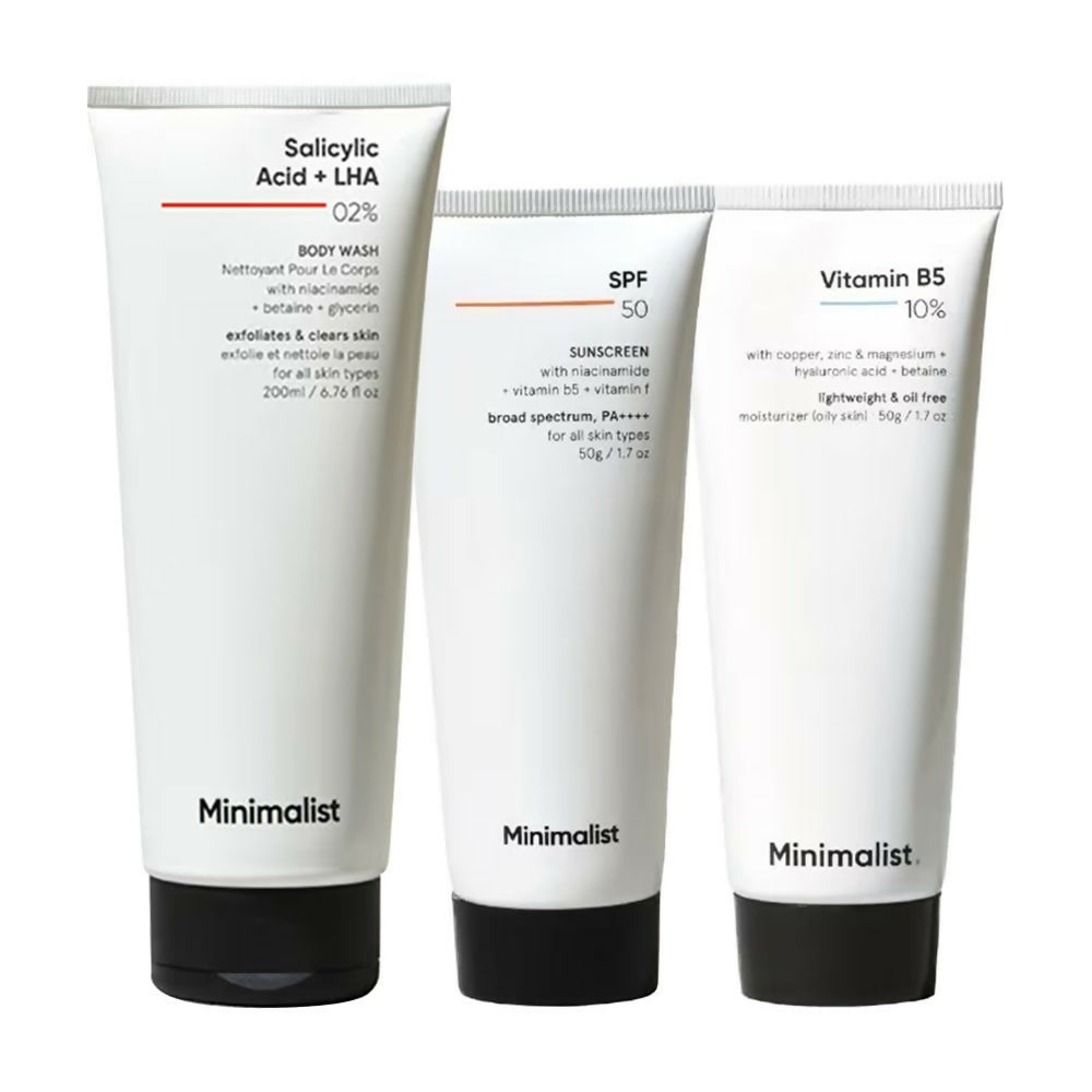 Minimalist Bestseller SPF 50, Moisturizer & Body Wash Combo | Grocsy
