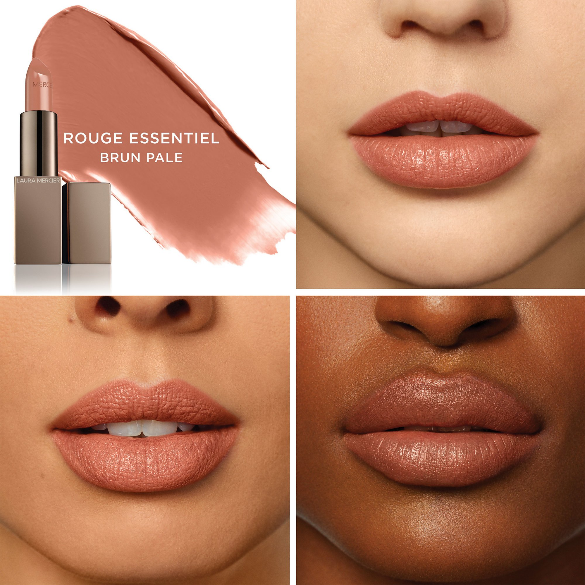 Laura Mercier Rouge Essentiel Silky Creme Lipstick -Brun Pale | Grocsy
