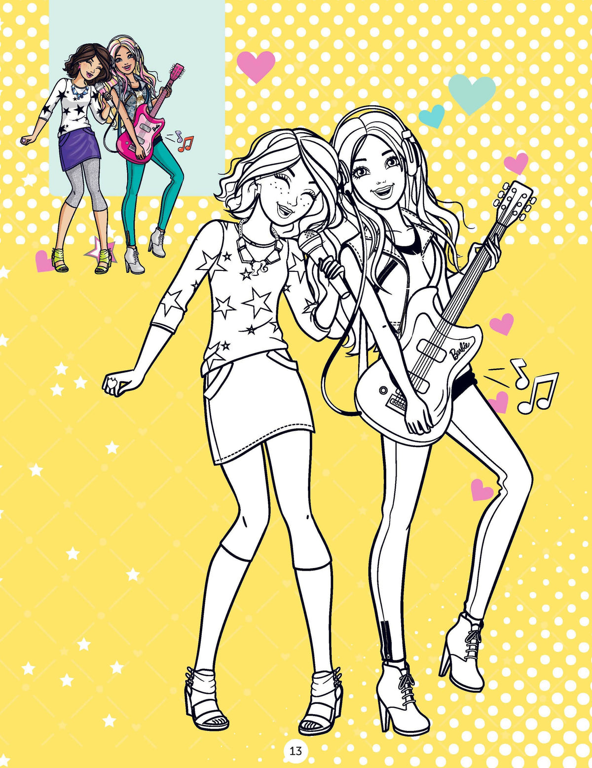 Dreamland Publications Barbie Copy Colouring Book : Children Drawing, Painting & Colouring Book | Grocsy