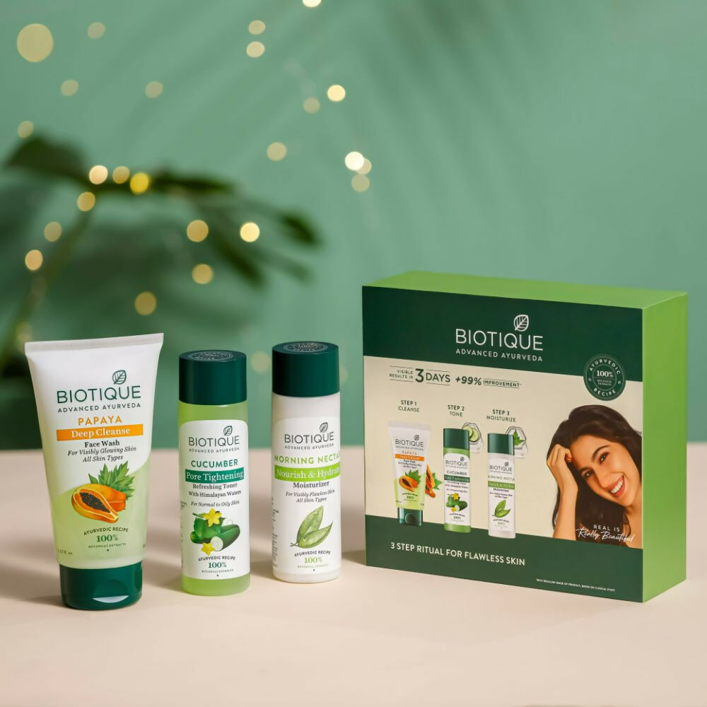 Biotique Daily Skin Care Essential Kit | Grocsy