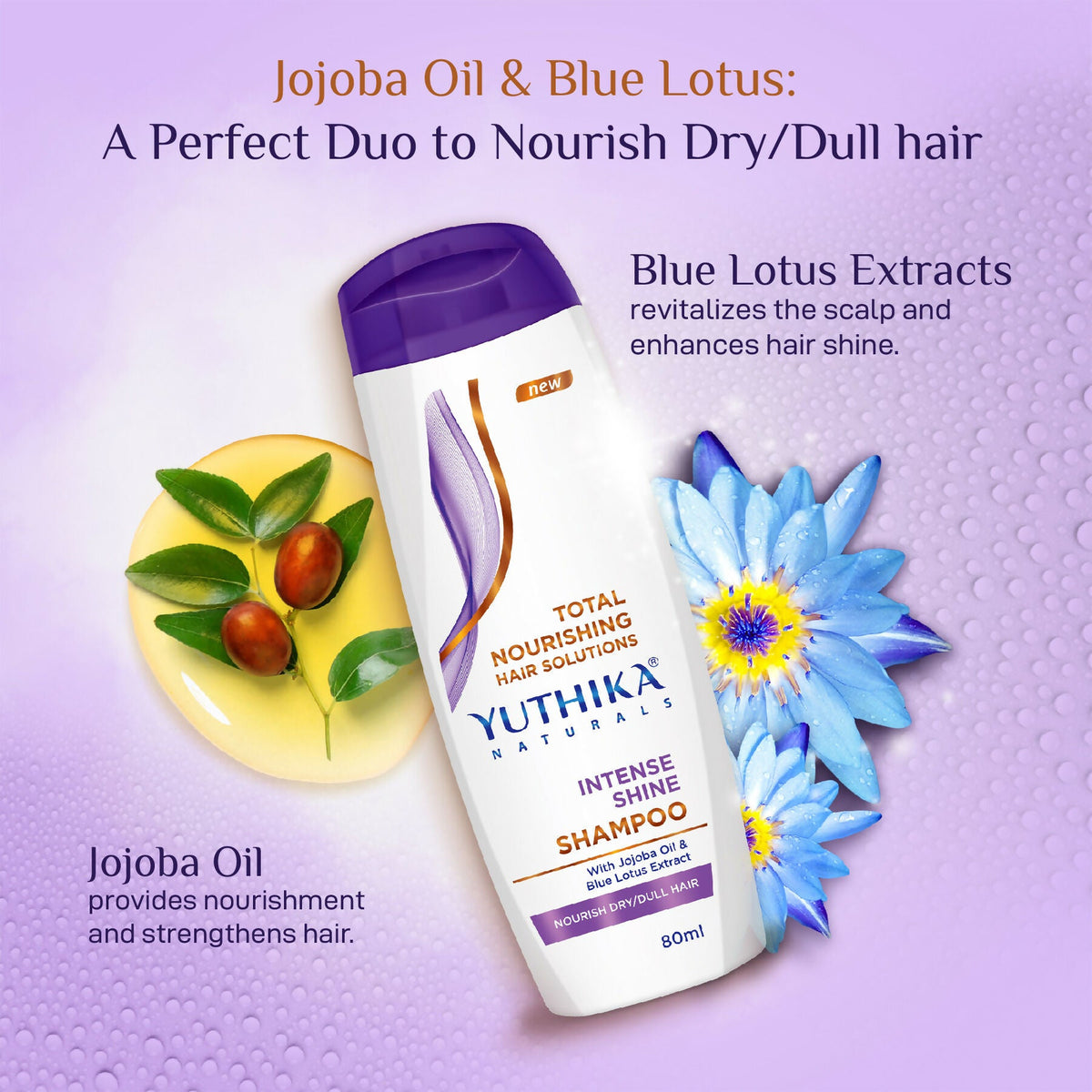 Yuthika Intense Shine Shampoo For Women & Men | Grocsy