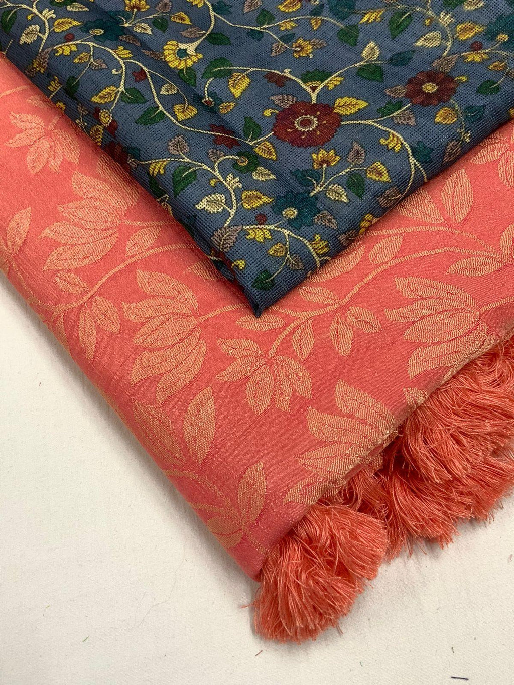 Pink Jute Silk Woven Design Saree with Unstitched Blouse - A2M | Grocsy