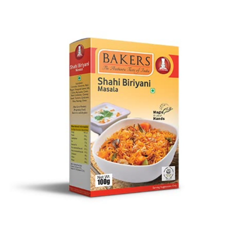 BAKERS Shahi Biriyani Masala , Chicken 65 , Fish Fry Masala , Meat Masala | Grocsy