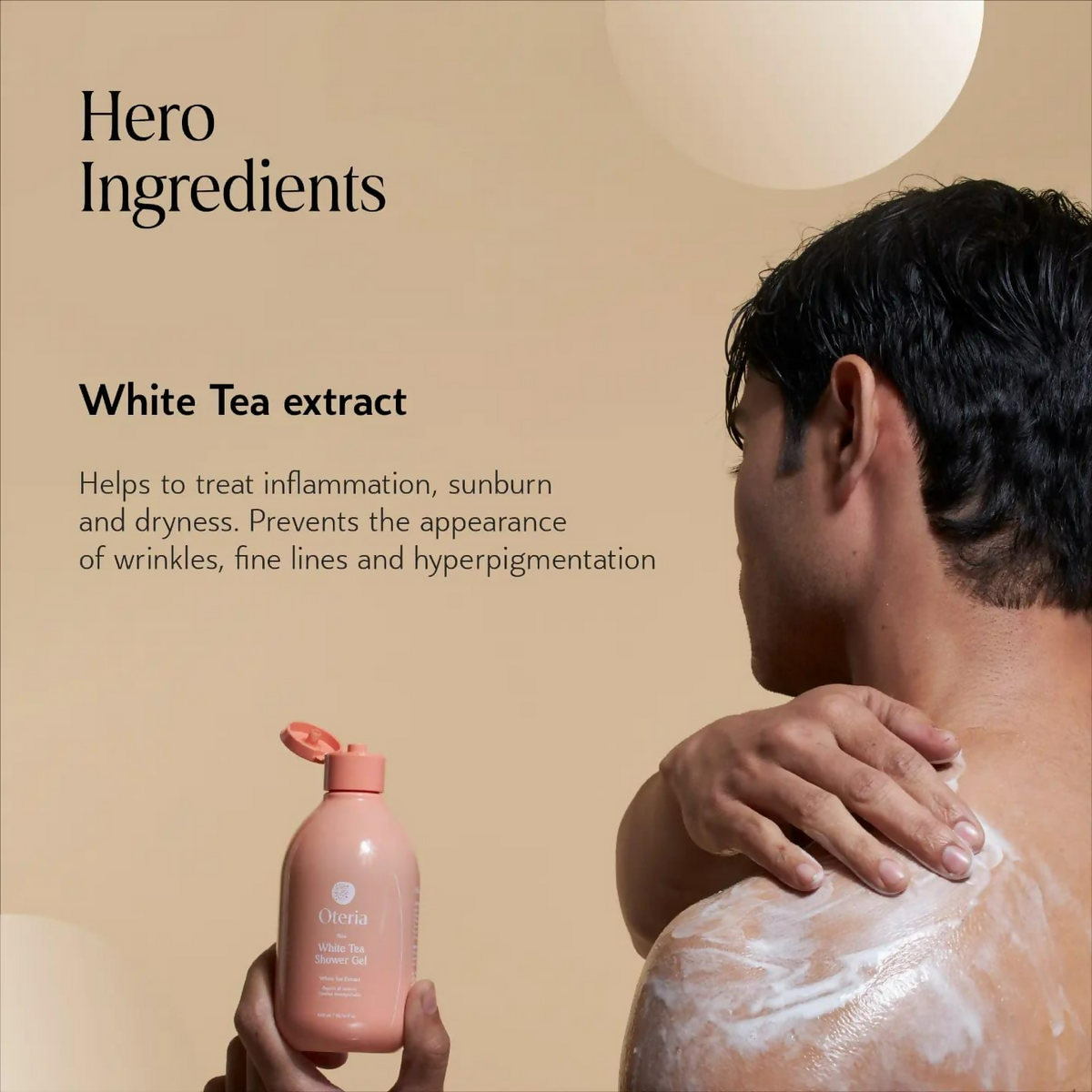 Oteria White Tea Body Shower Gel For Sun-Damaged Skin Suitable For All Skin Types | Grocsy