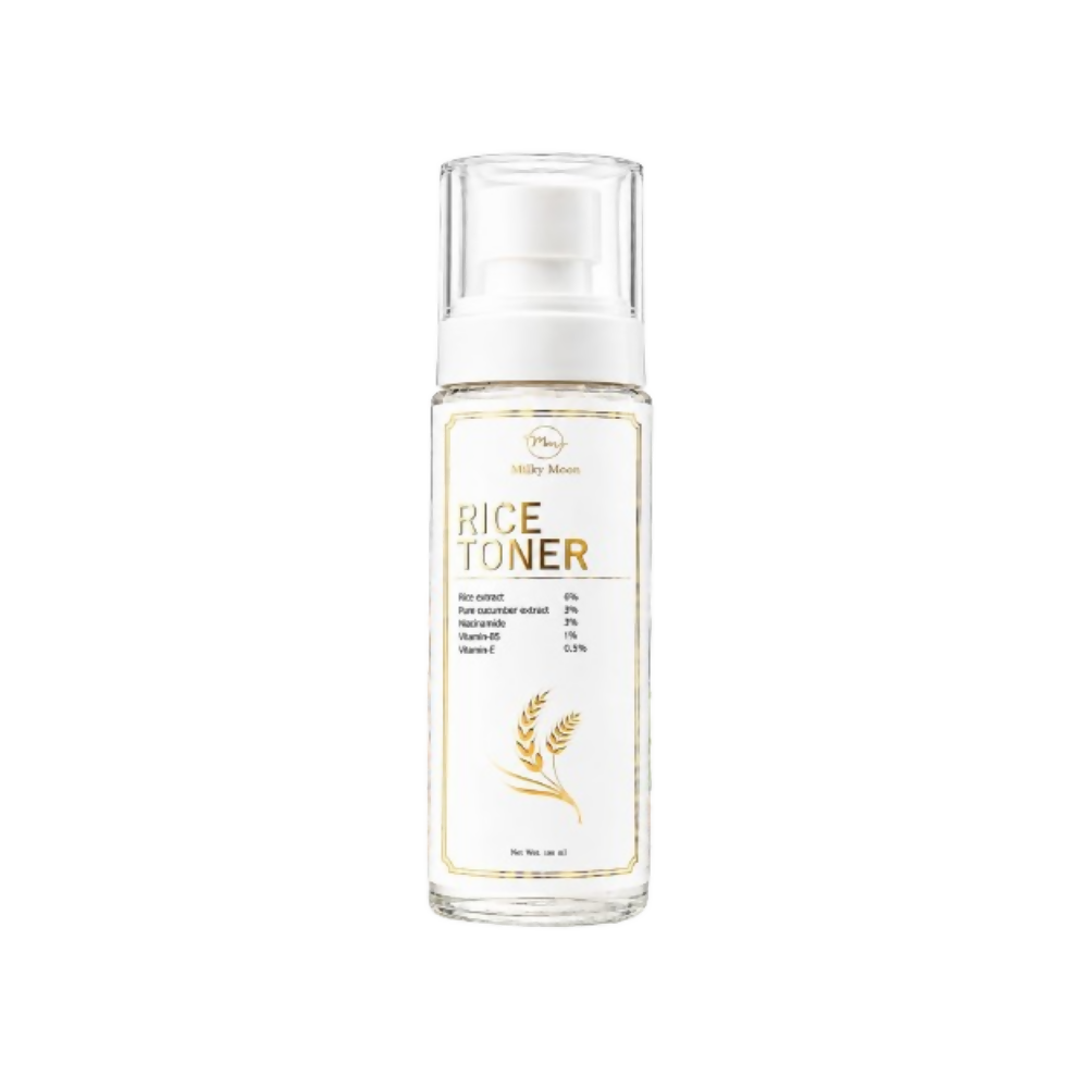 Milky Moon Rice Water Face Toner with Niacinamide & Ginseng For Clear, Glass Korean Skin | Grocsy
