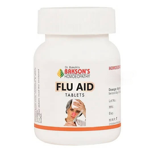 Bakson's Homeopathy Flu Aid Tablets | Grocsy