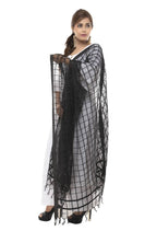 Mominos Fashion Black Cotton Square Dupatta | Grocsy