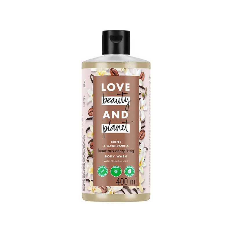 Love Beauty And Planet Coffee & Warm Vanilla Moisturising Body Wash | Grocsy