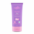 Aqualogica Illuminate+ Dewy Sunscreen SPF 50+ PA++++ with Wild Berries & Alpha Arbutin, Protection Against Uva/B & Blue Light Protection | Grocsy
